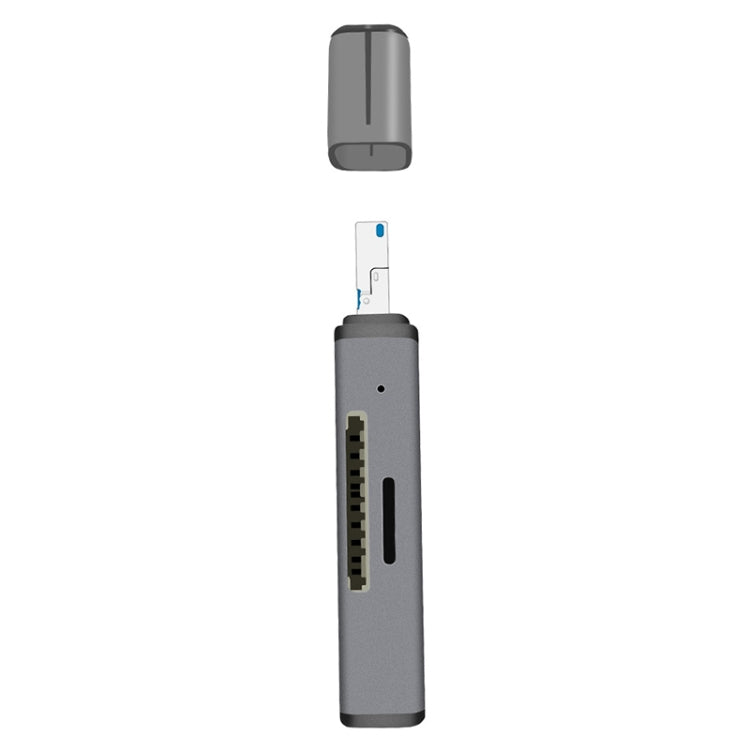 قرص فلاش USB 2 في 1 + قارئ بطاقة ذاكرة OTG بواجهات USB و 8 دبابيس لنظام IOS للهاتف المحمول / الكمبيوتر 118