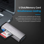 قرص فلاش USB 2 في 1 + قارئ بطاقة ذاكرة OTG بواجهات USB و 8 دبابيس لنظام IOS للهاتف المحمول / الكمبيوتر 118
