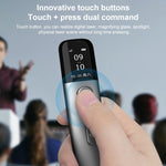 ASiNG A9 32GB Green Light Multifunctional PPT Touch Laser Page Turning Pen Wireless Presenter, A9 32GB Green Light(Blue), A9 32GB Green Light(Grey)