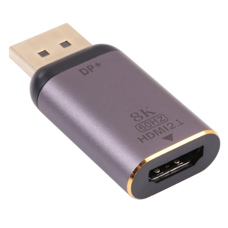 محول HDMI 2.1 أنثى إلى DP ذكر بدقة 8K 60 هرتز، DP ذكر