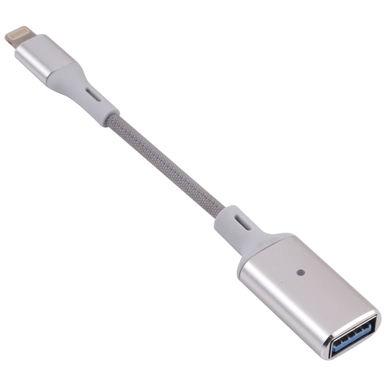 محول كاميرا OTG من 8 دبابيس ذكر إلى USB أنثى، متوافق مع IOS 13 أو أحدث