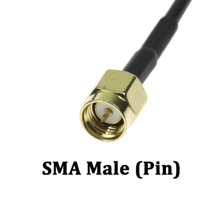 موصل SMA ذكر 7dBi عالي الكسب لهوائي استقبال شبكة 4G LTE CPRS GSM 2.4G WCDMA 3G، 7dBi SMA 4G