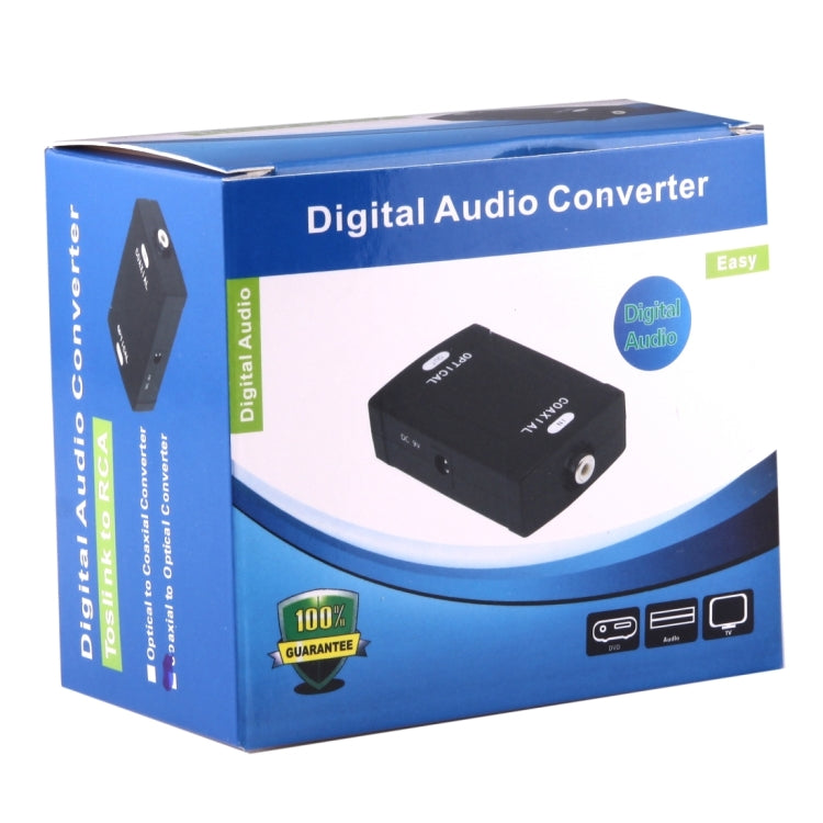 محول صوت رقمي من مدخل بصري Toslink إلى مخرج RCA محوري