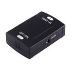 محول صوت رقمي من مدخل RCA محوري إلى مخرج بصري Toslink