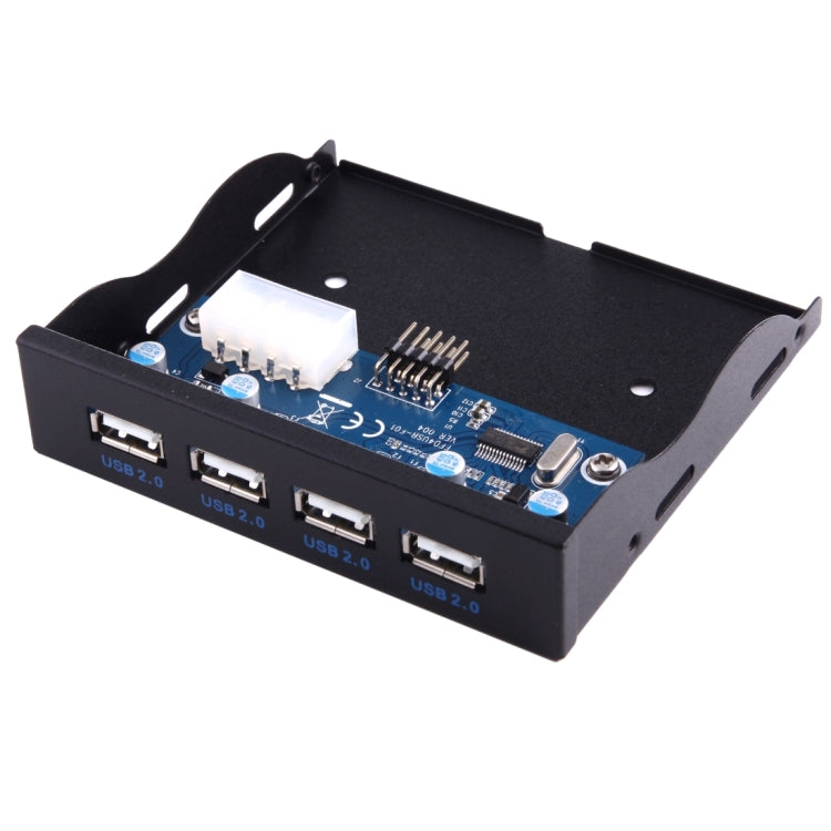 لوحة أمامية لتوسيع فتحة فلاپي 3.5 بوصة مع 4 منافذ USB 2.0 HUB