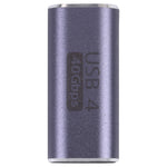 40Gbps USB-C / Type-C 4.0 Female to Female Alloy Adapter, Type-C 4.0 F to F
