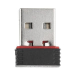 محول واي فاي USB 2.0 بسرعة 150Mbps بتردد 2.4GHz RTL8188 بطاقة شبكة خارجية
