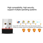 محول واي فاي USB 2.0 بسرعة 150Mbps بتردد 2.4GHz RTL8188 بطاقة شبكة خارجية