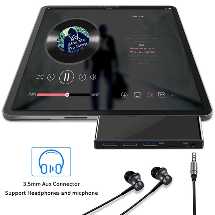 محول Rocketek SGO772 من Type-C إلى USB3.0 / HDMI HUB لجهاز Surface Pro GO، SGO772