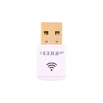 بطاقة شبكة واي فاي لاسلكية صغيرة EDUP EP-AC1619 USB بسرعة 600Mbps بتردد 2.4G / 5.8Ghz مزدوج النطاق 150M+433M للكمبيوتر المحمول / اللابتوب / الكمبيوتر، EP-AC1619 600Mbps (أبيض)، EP-AC1619 600Mbps (أسود)