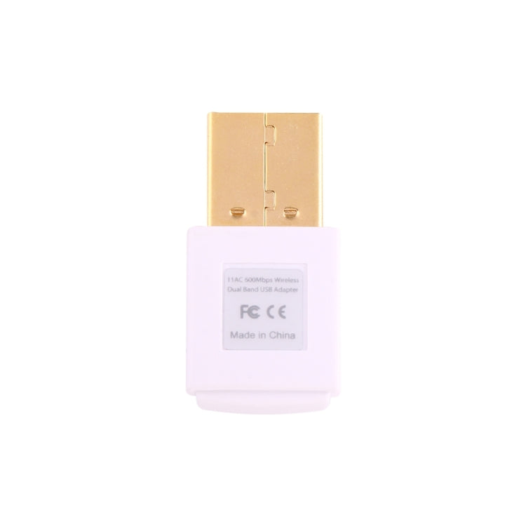 بطاقة شبكة واي فاي لاسلكية صغيرة EDUP EP-AC1619 USB بسرعة 600Mbps بتردد 2.4G / 5.8Ghz مزدوج النطاق 150M+433M للكمبيوتر المحمول / اللابتوب / الكمبيوتر، EP-AC1619 600Mbps (أبيض)، EP-AC1619 600Mbps (أسود)