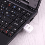 بطاقة شبكة واي فاي لاسلكية صغيرة EDUP EP-AC1619 USB بسرعة 600Mbps بتردد 2.4G / 5.8Ghz مزدوج النطاق 150M+433M للكمبيوتر المحمول / اللابتوب / الكمبيوتر، EP-AC1619 600Mbps (أبيض)، EP-AC1619 600Mbps (أسود)