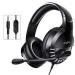 YINDIAO Q2 Head-mounted Wired Gaming Headset with Microphone, Version: Single 3.5mm, Q2 Single 3.5mm(Black)