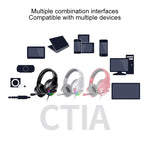 YINDIAO Q2 Head-mounted Wired Gaming Headset with Microphone, Version: Single 3.5mm, Q2 Single 3.5mm(Black)