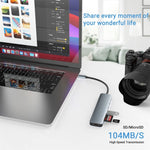 محطة إرساء USB-C / Type-C 7 في 1، 7 في 1