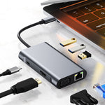 محول محطة إرساء USB BYL-2111 7 في 1 USB-C / Type-C إلى USB، BYL-2111