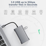 محول محطة إرساء USB BYL-2111 7 في 1 USB-C / Type-C إلى USB، BYL-2111