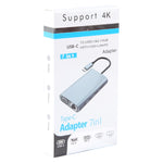 محول محطة إرساء USB BYL-2111 7 في 1 USB-C / Type-C إلى USB، BYL-2111