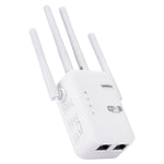 مكرر إشارة واي فاي ثنائي النطاق 2.4G/5G بسرعة 1200Mbps ZX-R08 مضخم إشارة راوتر خارجي WISP، قابس أمريكي، 1200Mbps