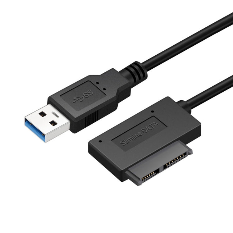 محول كابل SATA نحيف USB 3.0 إلى 7+6 دبابيس مع مؤشر، USB 3.0