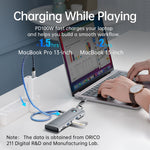 محطة إرساء متعددة الوظائف ORICO PW11-8PC من Type-C / USB-C 8 في 1 بسرعة 5 جيجابت في الثانية، PW11-8PC