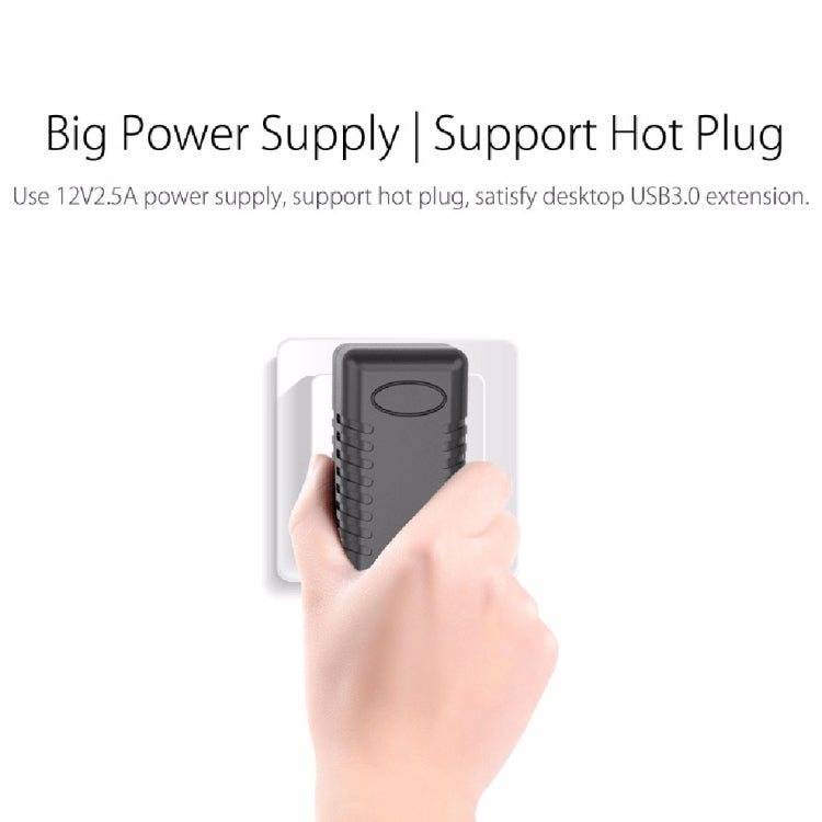 موزع USB 3.0 عالي السرعة من ORICO A3H10 من الألمنيوم مع 10 منافذ ومحول طاقة لأجهزة اللابتوب، 10 منافذ (فضي)، 10 منافذ (أسود)