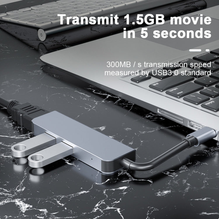 محطة إرساء متعددة الوظائف 3 في 1 2011N USB 3.0 x2 + HDMI من نوع Type-C / USB-C، 2011N USB 3.0 x2 + HDMI