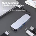 محطة إرساء متعددة الوظائف 3 في 1 2011N USB 3.0 x2 + HDMI من نوع Type-C / USB-C، 2011N USB 3.0 x2 + HDMI