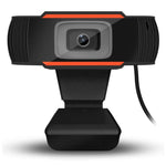 كاميرا ويب A870 بدقة 480 بكسل 360 درجة USB 2.0 مع ميكروفون للاستخدام مع سكايب للكمبيوتر المحمول، طول الكابل: 1.4 متر، A870 (برتقالي)، A870 (أسود)