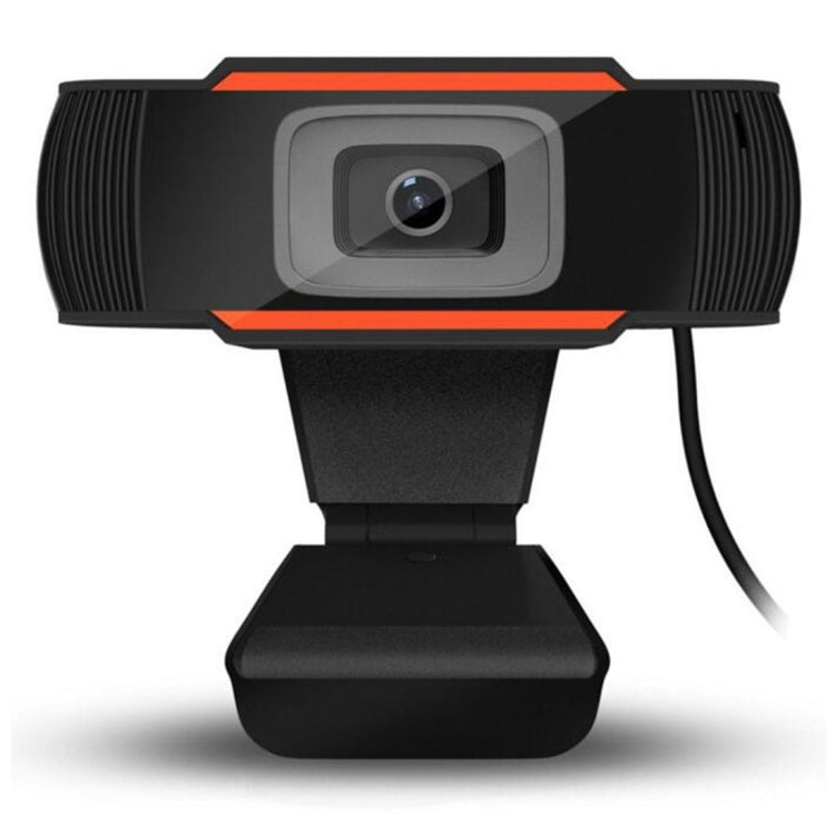 كاميرا ويب A870 بدقة 480 بكسل 360 درجة USB 2.0 مع ميكروفون للاستخدام مع سكايب للكمبيوتر المحمول، طول الكابل: 1.4 متر، A870 (برتقالي)، A870 (أسود)