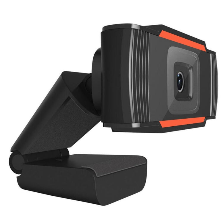 كاميرا ويب A870 بدقة 480 بكسل 360 درجة USB 2.0 مع ميكروفون للاستخدام مع سكايب للكمبيوتر المحمول، طول الكابل: 1.4 متر، A870 (برتقالي)، A870 (أسود)