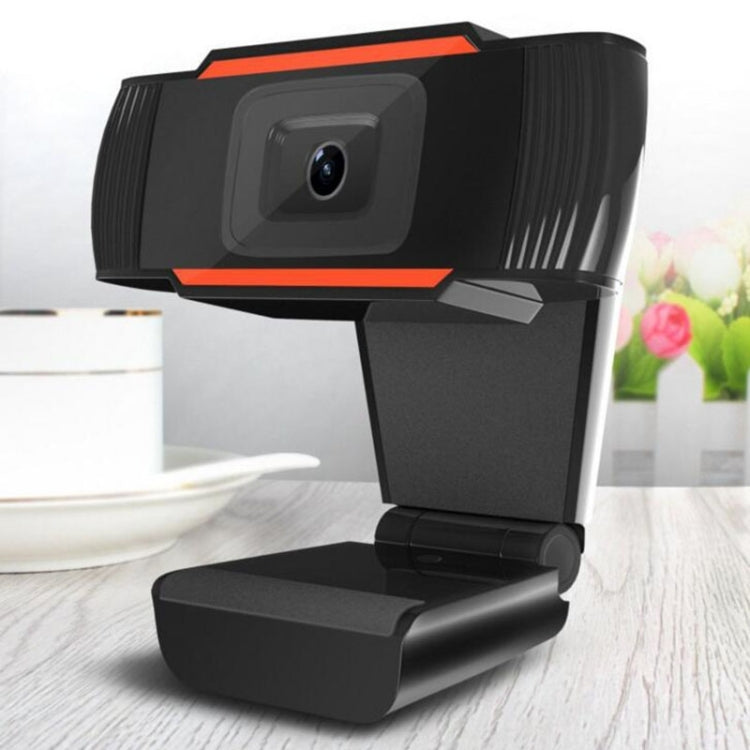 كاميرا ويب A870 بدقة 480 بكسل 360 درجة USB 2.0 مع ميكروفون للاستخدام مع سكايب للكمبيوتر المحمول، طول الكابل: 1.4 متر، A870 (برتقالي)، A870 (أسود)