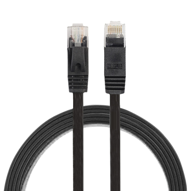 كابل شبكة إيثرنت LAN مسطح فائق النحافة CAT6 بطول 1 متر، كابل تصحيح RJ45، الطول: 1 متر