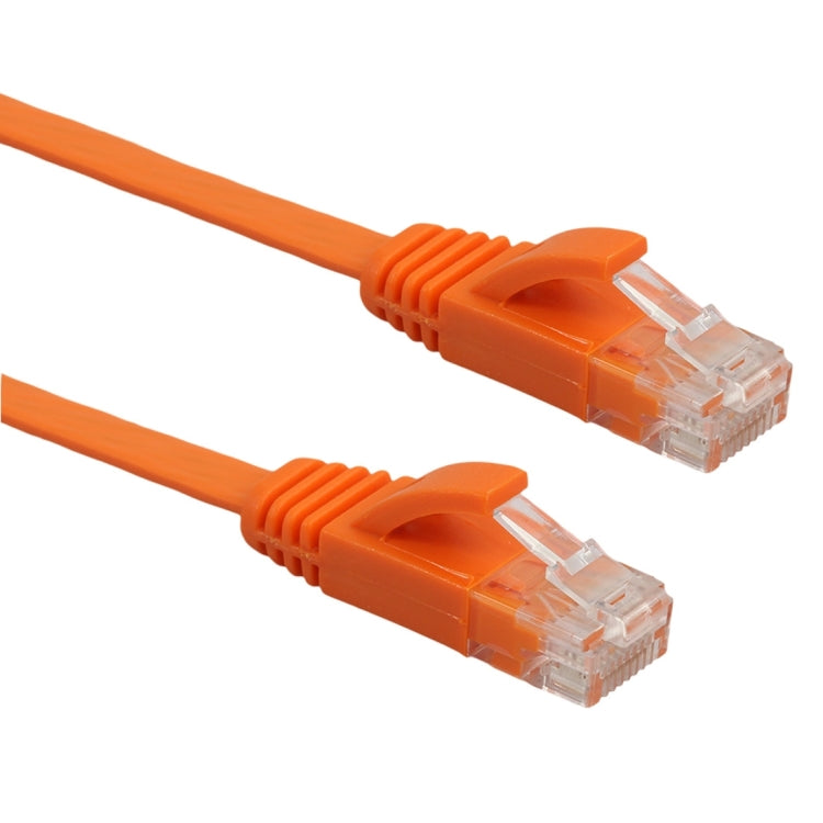 كابل شبكة إيثرنت LAN مسطح فائق النحافة CAT6 بطول 1 متر، كابل تصحيح RJ45، الطول: 1 متر
