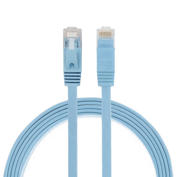 كابل شبكة إيثرنت LAN مسطح فائق النحافة CAT6 بطول 1 متر، كابل تصحيح RJ45، الطول: 1 متر
