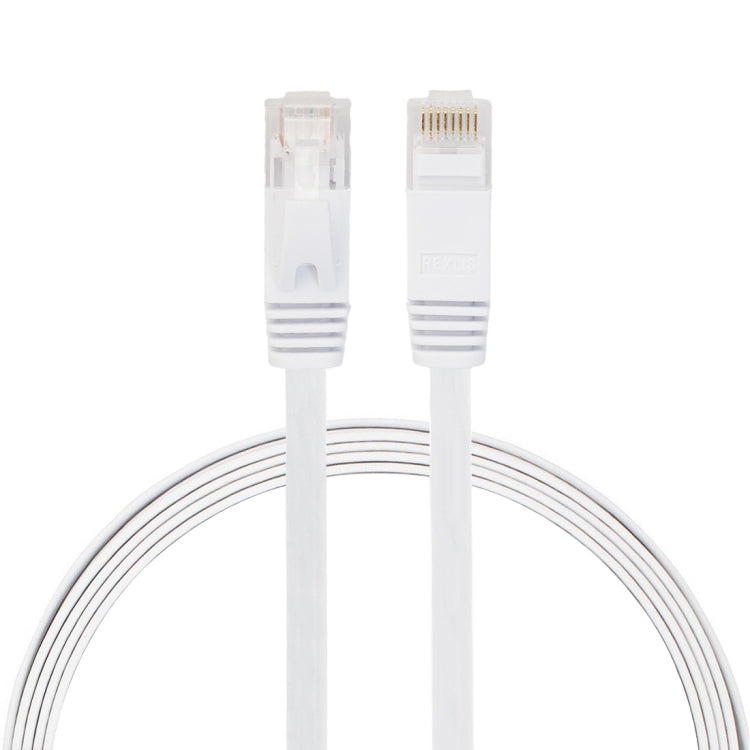 كابل شبكة إيثرنت LAN مسطح فائق النحافة CAT6 بطول 1 متر، كابل تصحيح RJ45، الطول: 1 متر