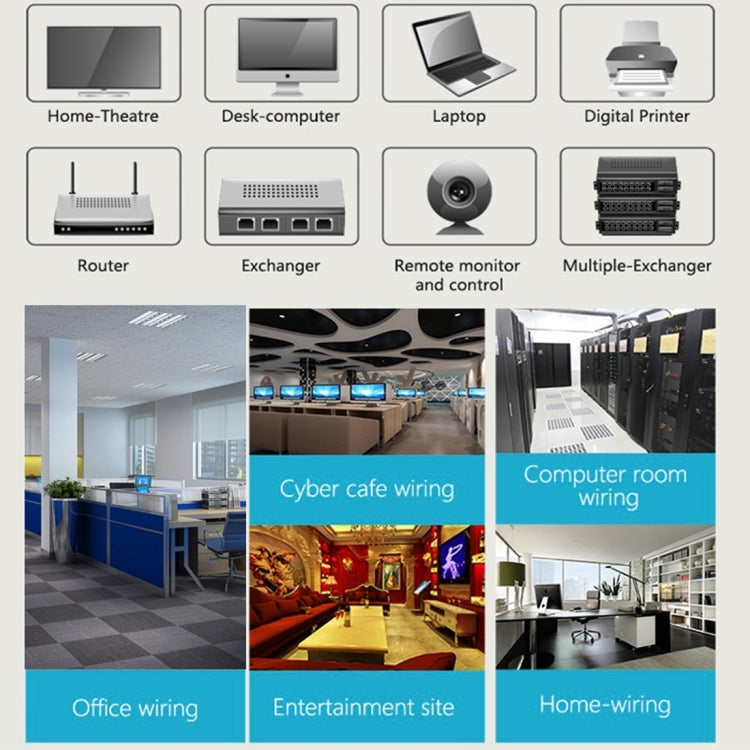 كابل شبكة إيثرنت LAN مسطح فائق النحافة CAT6 بطول 3 متر، كابل تصحيح RJ45، الطول: 3 متر