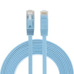 كابل شبكة إيثرنت LAN مسطح فائق النحافة CAT6 بطول 3 متر، كابل تصحيح RJ45، الطول: 3 متر