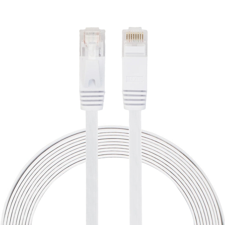 كابل شبكة إيثرنت LAN مسطح فائق النحافة CAT6 بطول 3 متر، كابل تصحيح RJ45، الطول: 3 متر