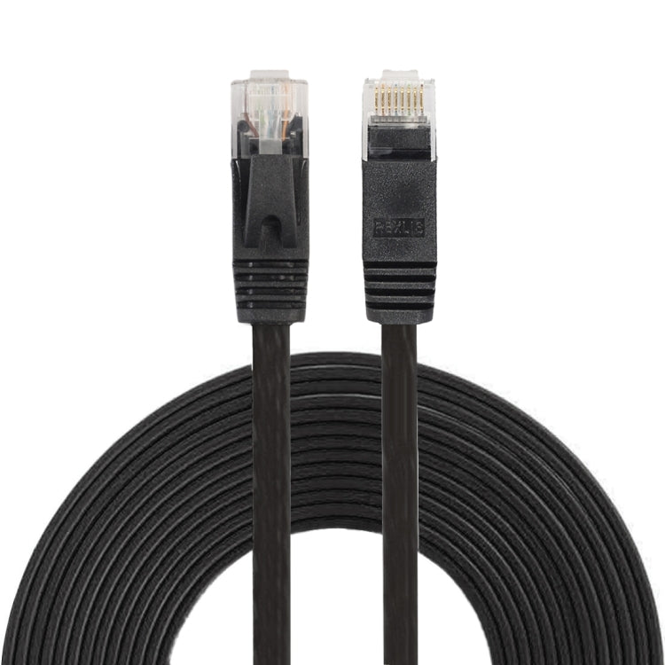 كابل شبكة إيثرنت LAN مسطح فائق النحافة CAT6 بطول 5م، وصلة RJ45، الطول: 5م
