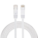 كابل شبكة إيثرنت LAN مسطح فائق النحافة CAT6 بطول 5م، وصلة RJ45، الطول: 5م