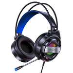 YINDIAO Q3 USB Wired E-sports Gaming Headset with Mic & RGB Light, Cable Length: 1.67m, USB