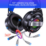 YINDIAO Q3 USB Wired E-sports Gaming Headset with Mic & RGB Light, Cable Length: 1.67m, USB