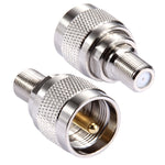 F Female to UHF Male Connector, F Female to UHF Male