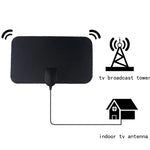 هوائي HDTV داخلي 5dBi/25dBi مع ملصق على الجانبين، VHF170-230/UHF470-862MHz، AN-1001