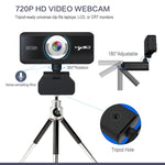 كاميرا ويب HXSJ S90 بدقة 1 ميجابكسل 720P HD بمعدل 30 إطارًا في الثانية لأجهزة الكمبيوتر المكتبية / المحمولة / تلفزيون أندرويد، مع ميكروفون يمتص الصوت بطول 8 أمتار، طول الكابل: 1.5 متر، S90
