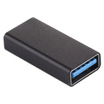 Type-C / USB-C Female to USB 3.0 Female Aluminium Alloy Adapter, Type-C Female to USB 3.0 Female