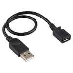 كابل محول USB ذكر إلى Micro USB أنثى، طول الكابل: حوالي 22 سم