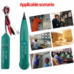 جهاز تتبع كابل خط الهاتف BSIDE MS6812 RJ11 & RJ45، يشمل المرسل والمستقبل، MS6812