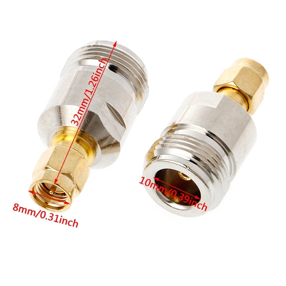 موصل RF محوري ذكر SMA إلى أنثى N، ذكر SMA إلى أنثى N